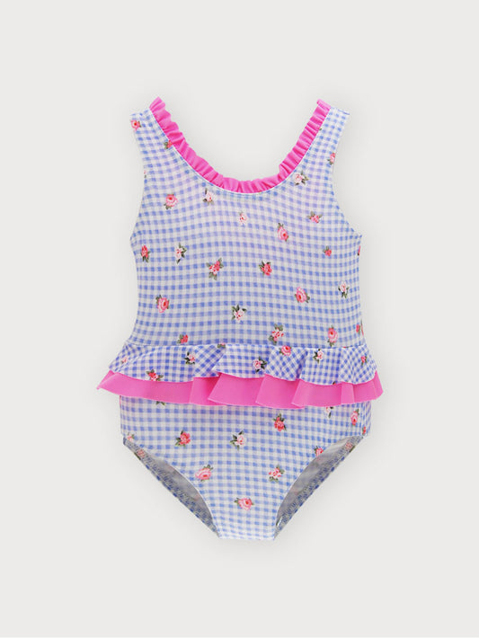 Girls Rose Bud Swimming Costume - littlestarschildrenswear