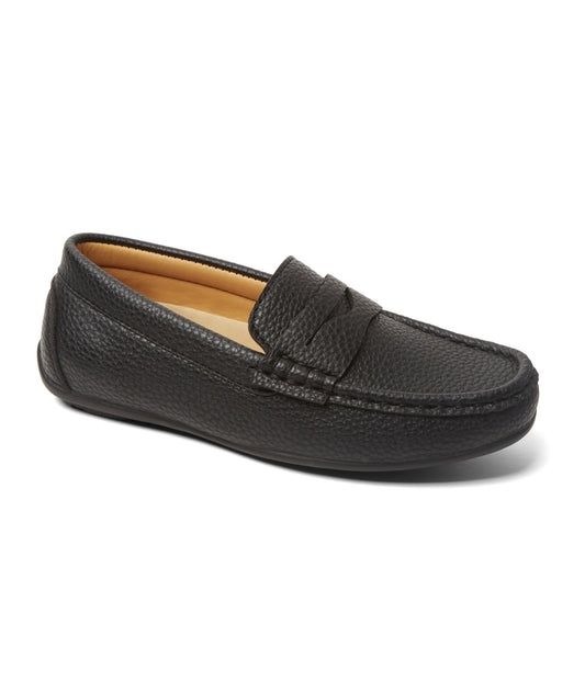 Boys Black Loafers - littlestarschildrenswear
